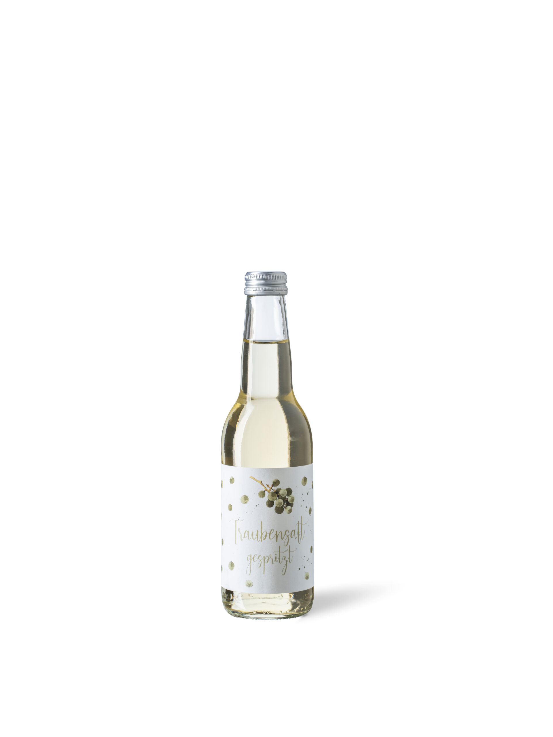 Traubensaft gespritzt